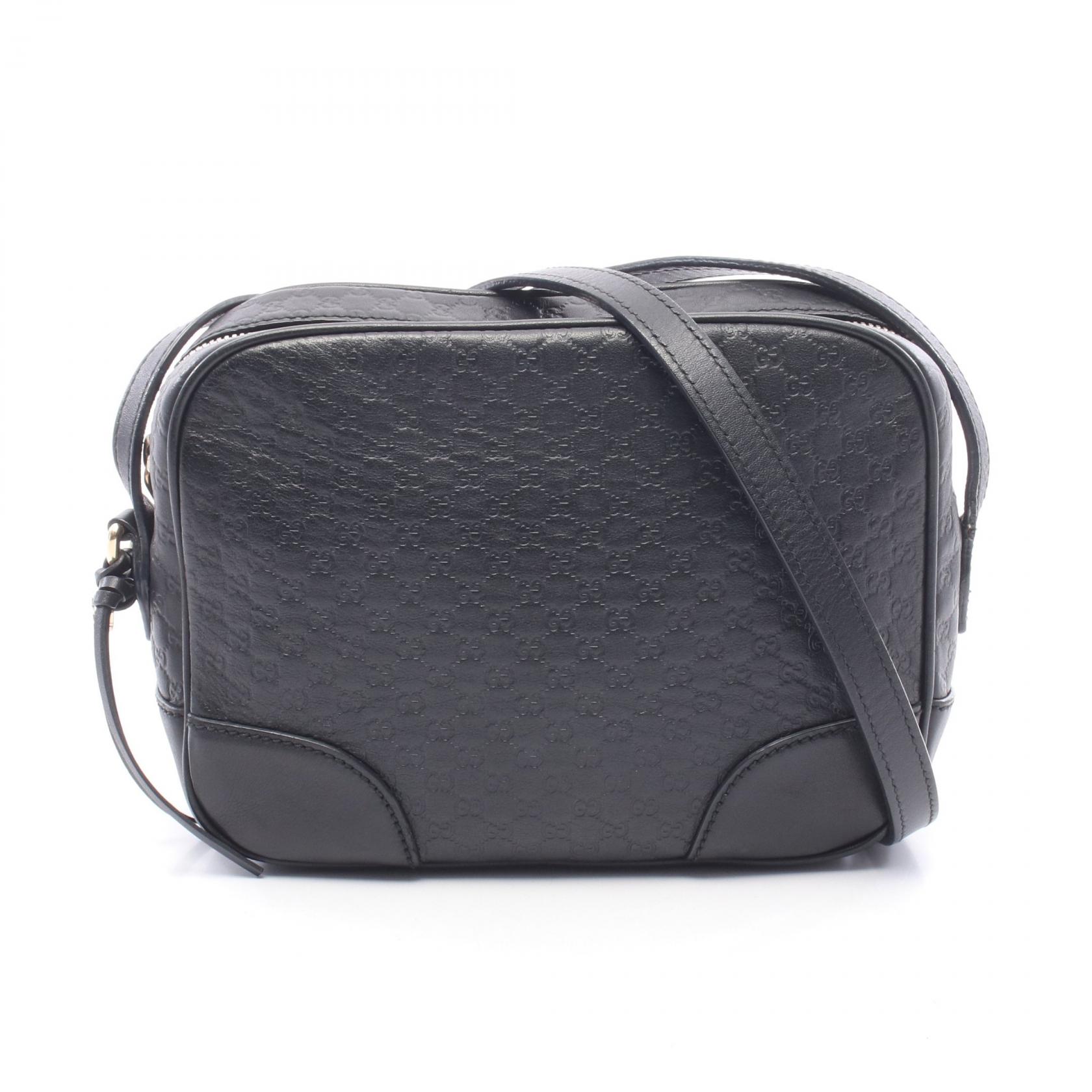 ≪10%OFFクーポン 7/19 20時~7/26 9:59≫グッチ GUCCI ブリー マイクログッチシマ ショルダーバッグ バッグ レザー レディース ブラック系 449413 【中古】|Mike Museum