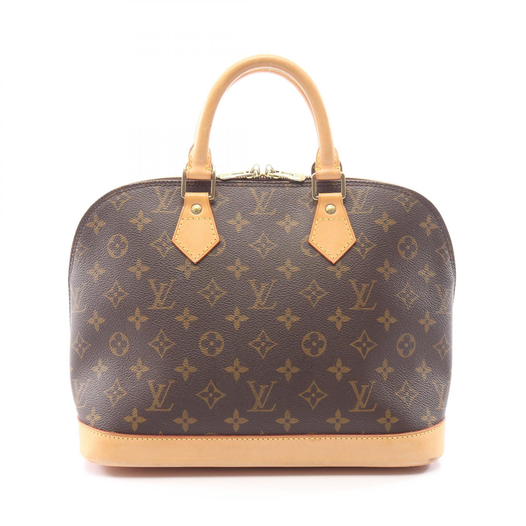 ≪10%OFFクーポン 7/19 20時～7/26 9:59≫ルイ・ヴィトン LOUIS VUITTON アルマPM モノグラム ハンドバッグ バッグ PVCコーティングキャンバス レザー レディース ブラウン系 M51130 【中古】｜Mike Museum 67,100円