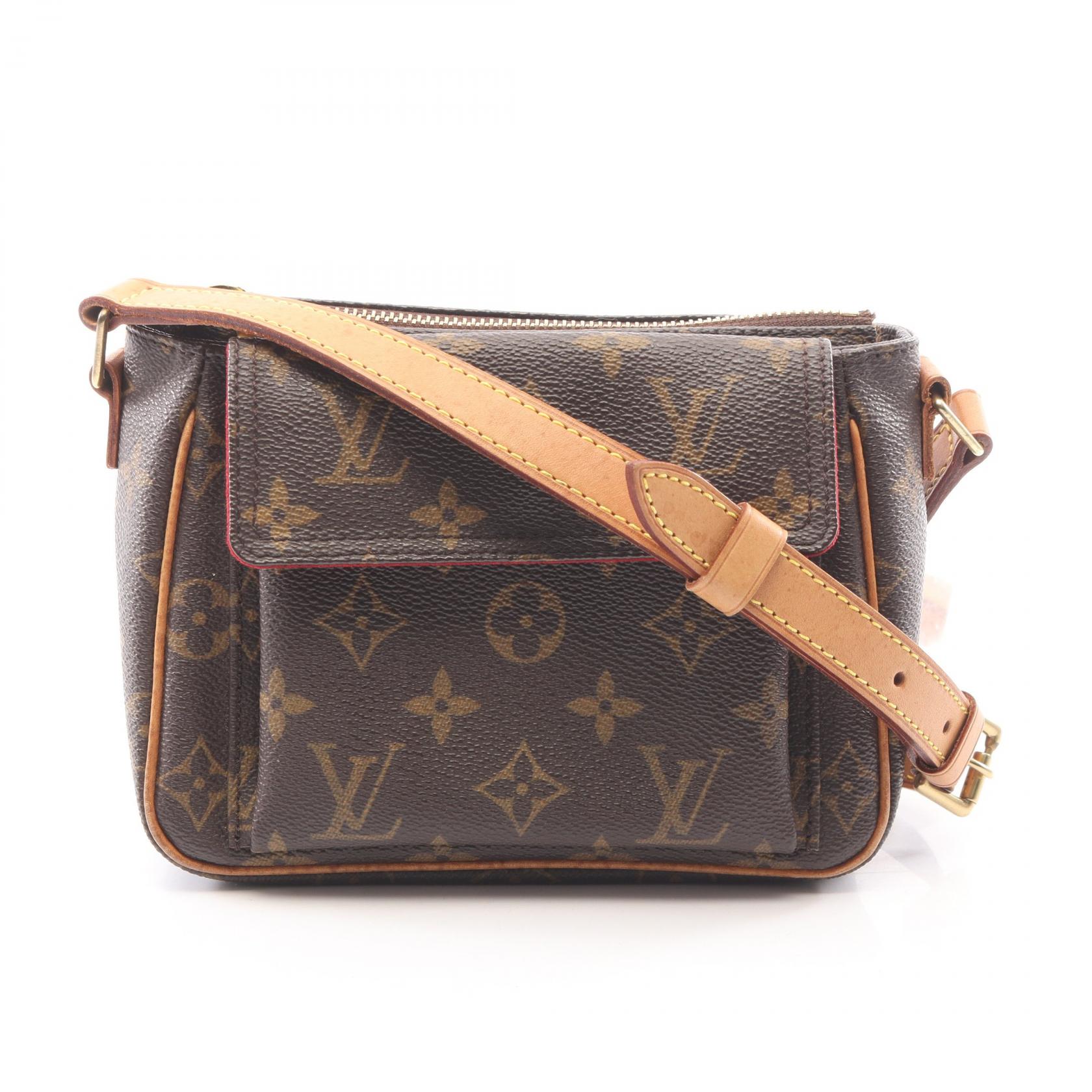 ルイ・ヴィトン LOUIS VUITTON ヴィバシテPM ショルダーバッグ バッグ PVCコーティングキャンバス レザー モノグラム レディース ブラウン系 M51165 【中古】｜Mike Museum