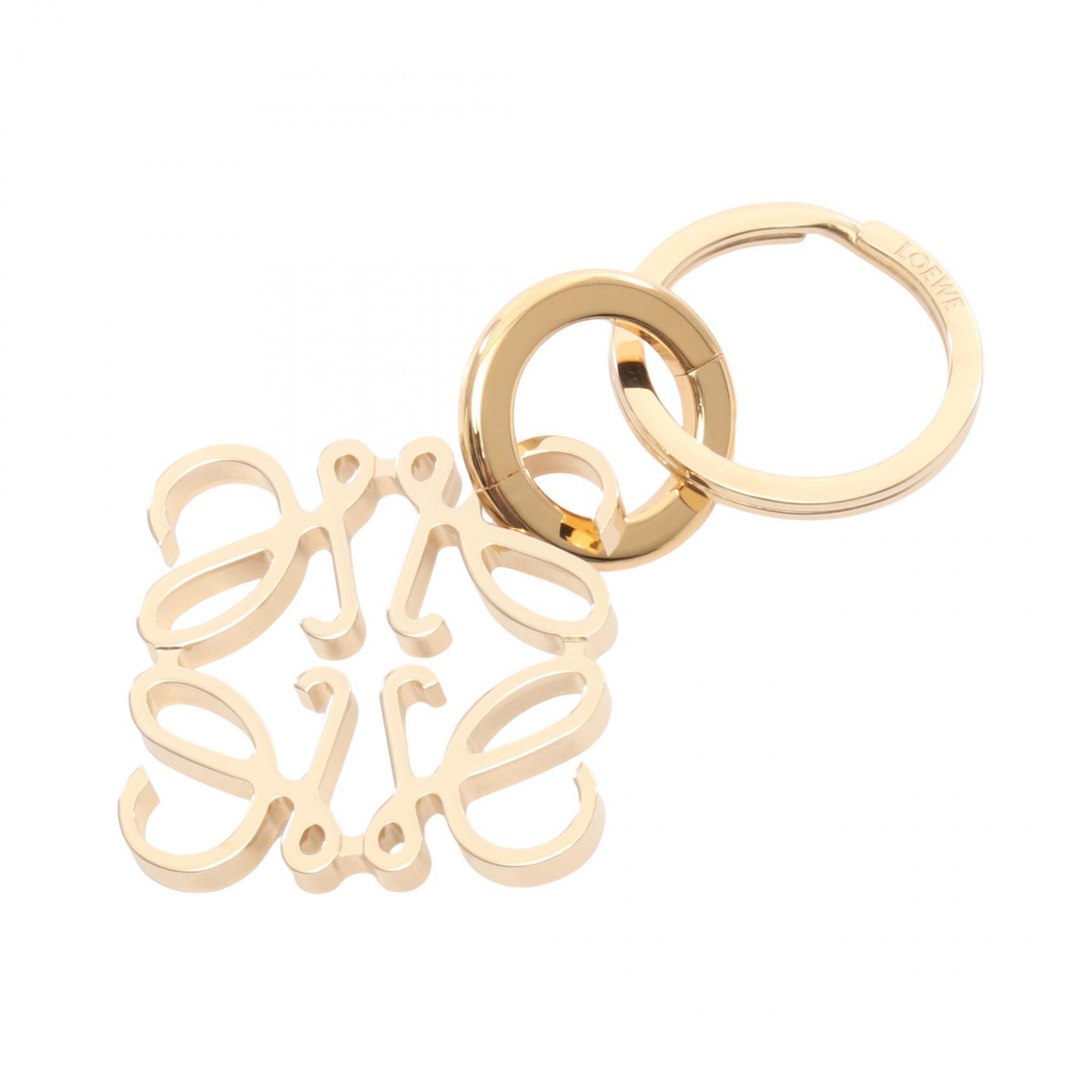 ≪10%OFFクーポン 7/19 20時~7/26 9:59≫ロエベ LOEWE アナグラム キーリング キーホルダー アクセサリー GP レディース ゴールド系 111252038130 【新品】|Mike Museum