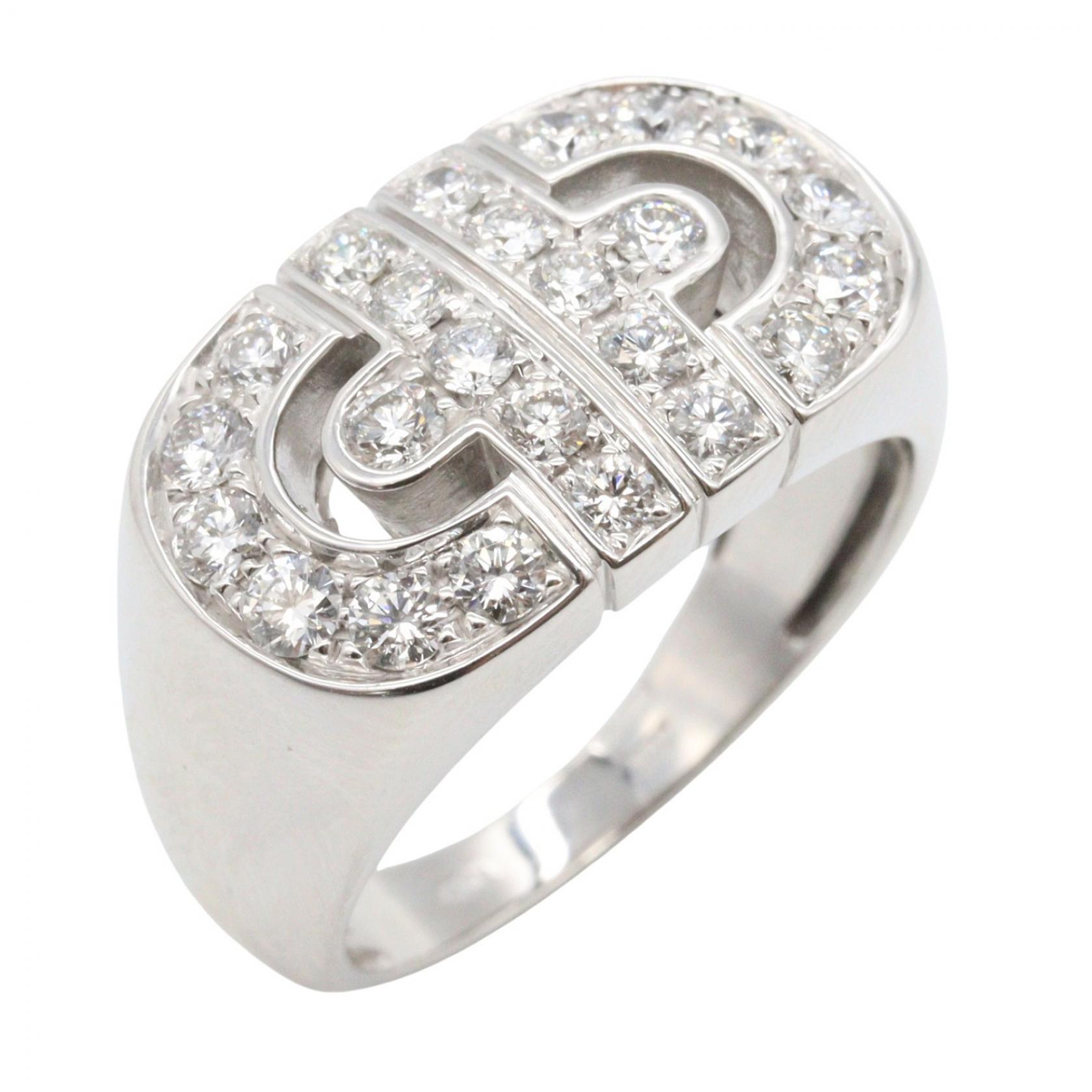 ≪10%OFFクーポン 7/19 20時～7/26 9:59≫ブルガリ BVLGARI パレンテシ ダイヤ リング リング・指輪 ジュエリー K18WG（ホワイトゴールド） ダイヤモンド レディース シルバー系 / クリア系 【中古】｜Mike Museum 243,000円