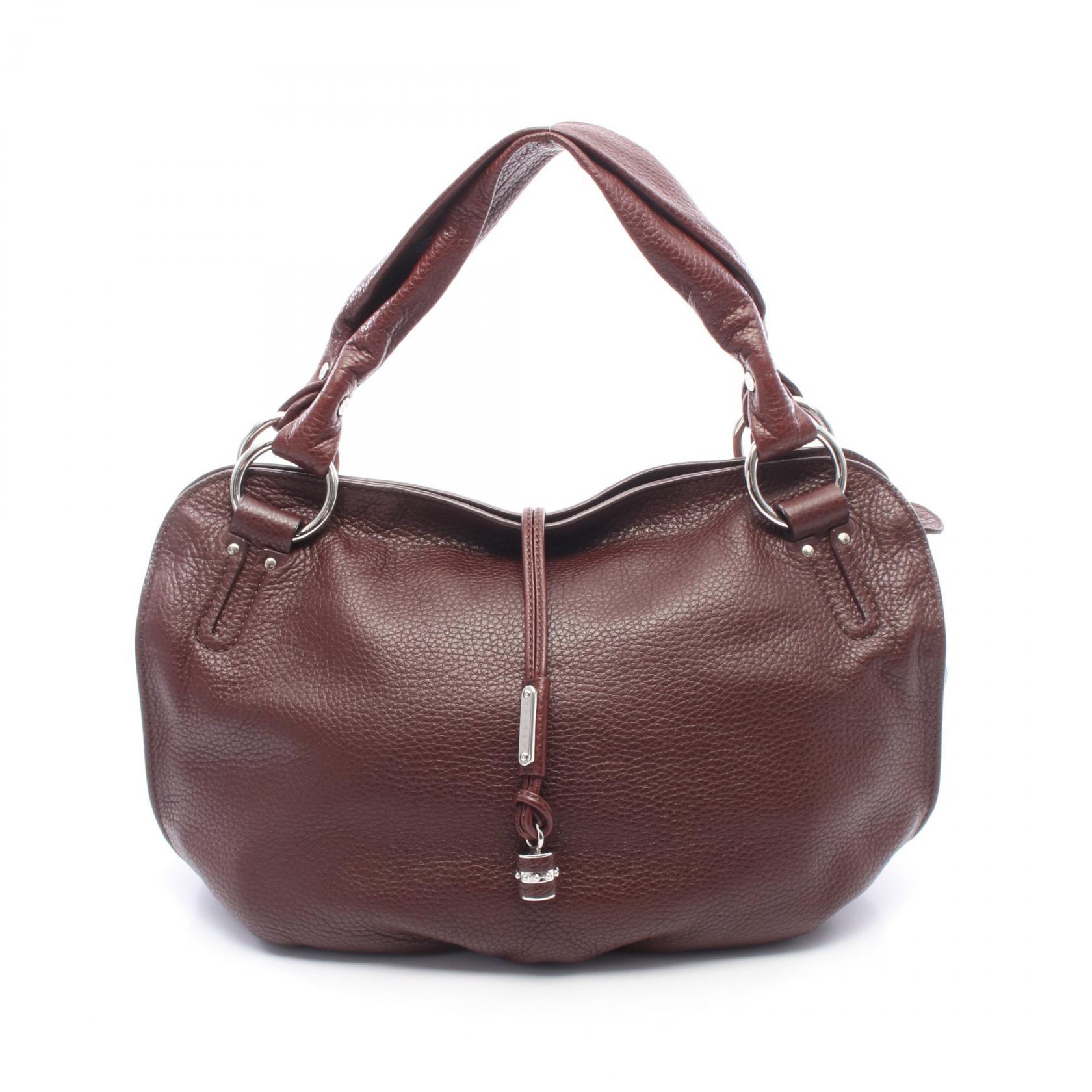 【P5倍&times;5%クーポン｜7/29 20時～8/2 23:59】セリーヌ CELINE ビタースウィート ハンドバッグ バッグ レザー レディース ボルドー系 【中古】｜Mike Museum 52,800円