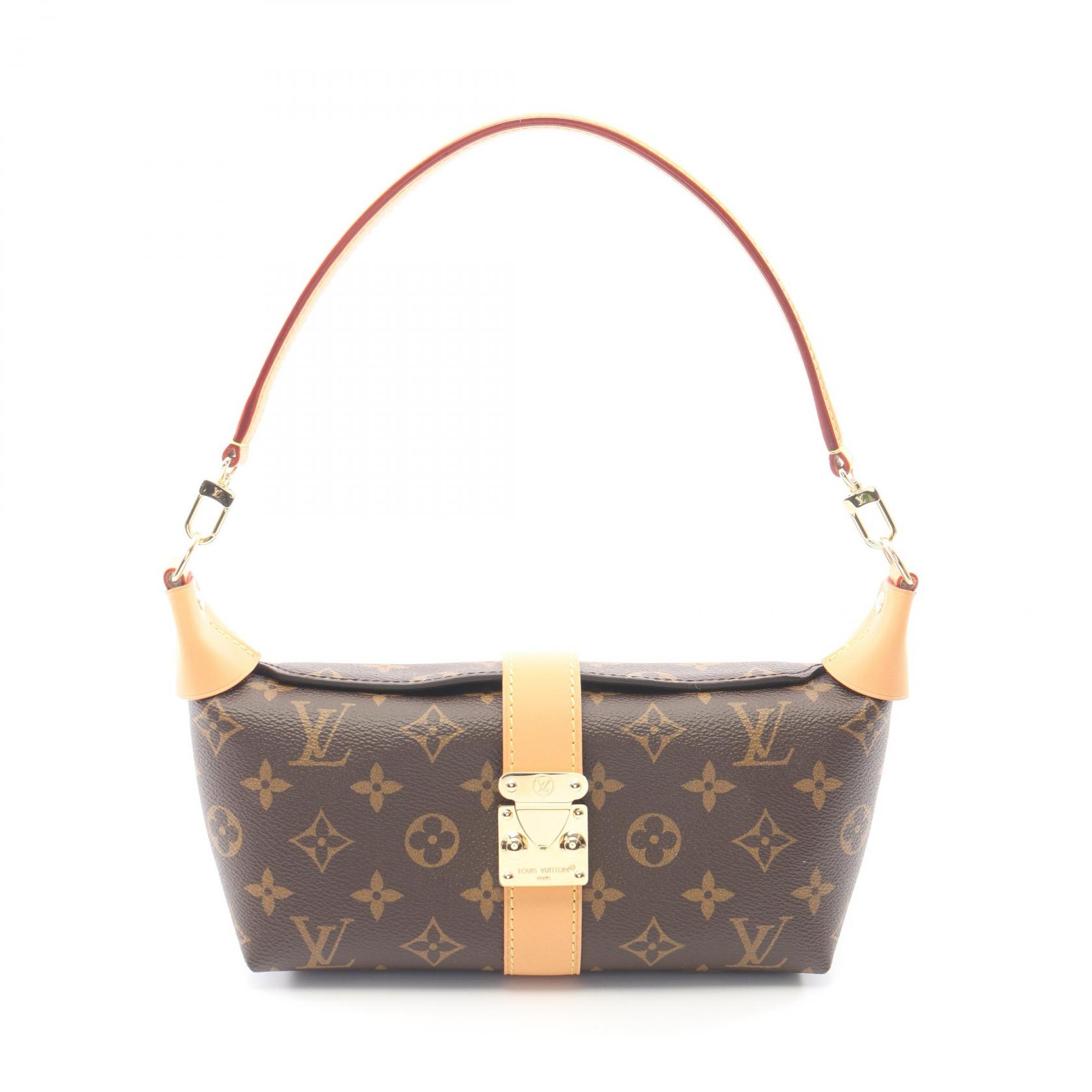 ≪10%OFFクーポン 7/19 20時~7/26 9:59≫ルイ・ヴィトン LOUIS VUITTON ポシェット ミア ハンドバッグ バッグ PVCコーティングキャンバス レザー モノグラム レディース ブラウン系 M26191 【中古】|Mike Museum
