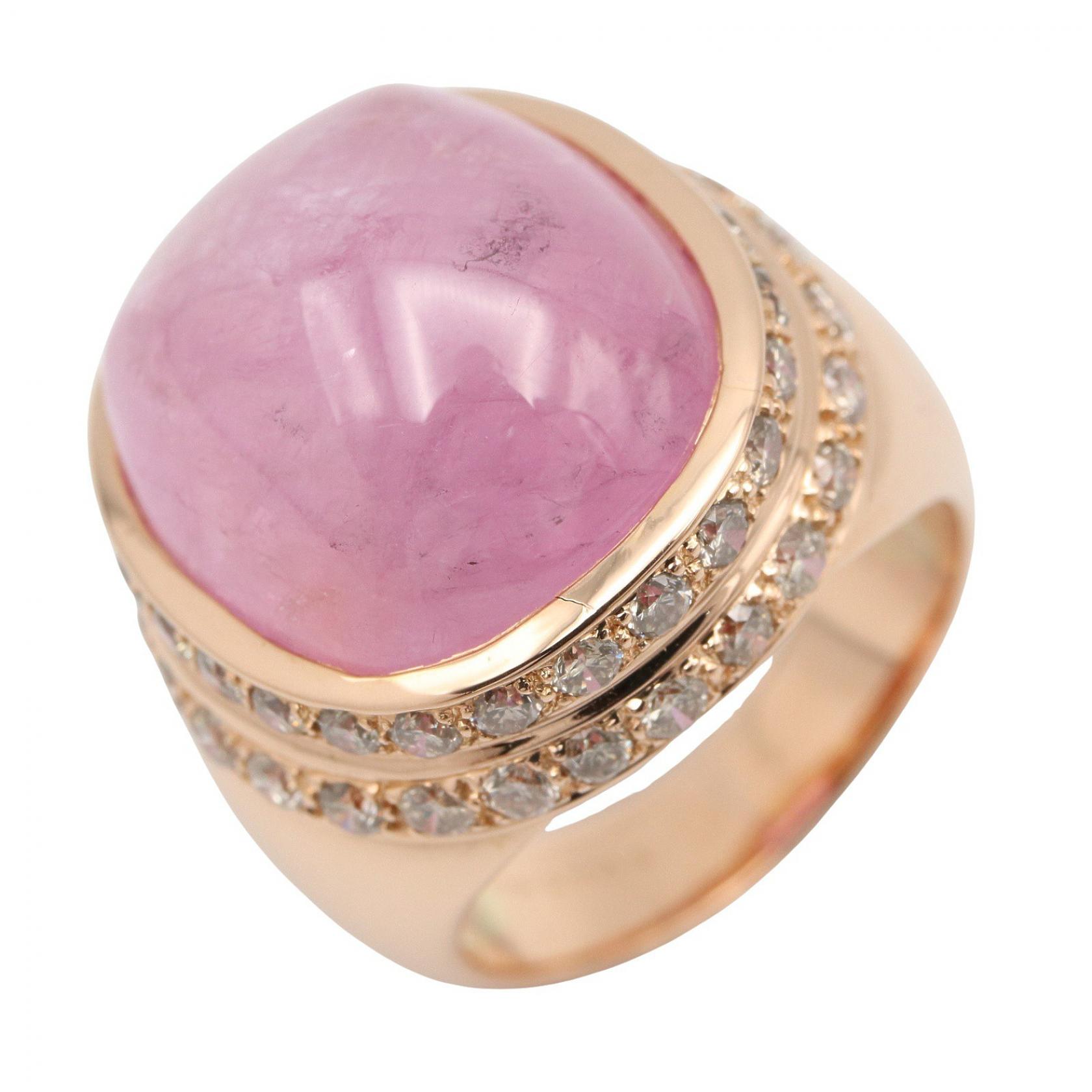 ≪10%OFFクーポン 7/19 20時~7/26 9:59≫ジュエリー JEWELRY ピンクサファイア ダイヤ リング リング・指輪 ジュエリー K18PG(ピンクゴールド) ダイヤモンド サファイア レディース ピンク系 / クリア系 / ゴールド系 ピンクサファイア 16.5g 【中古】|Mike Museum