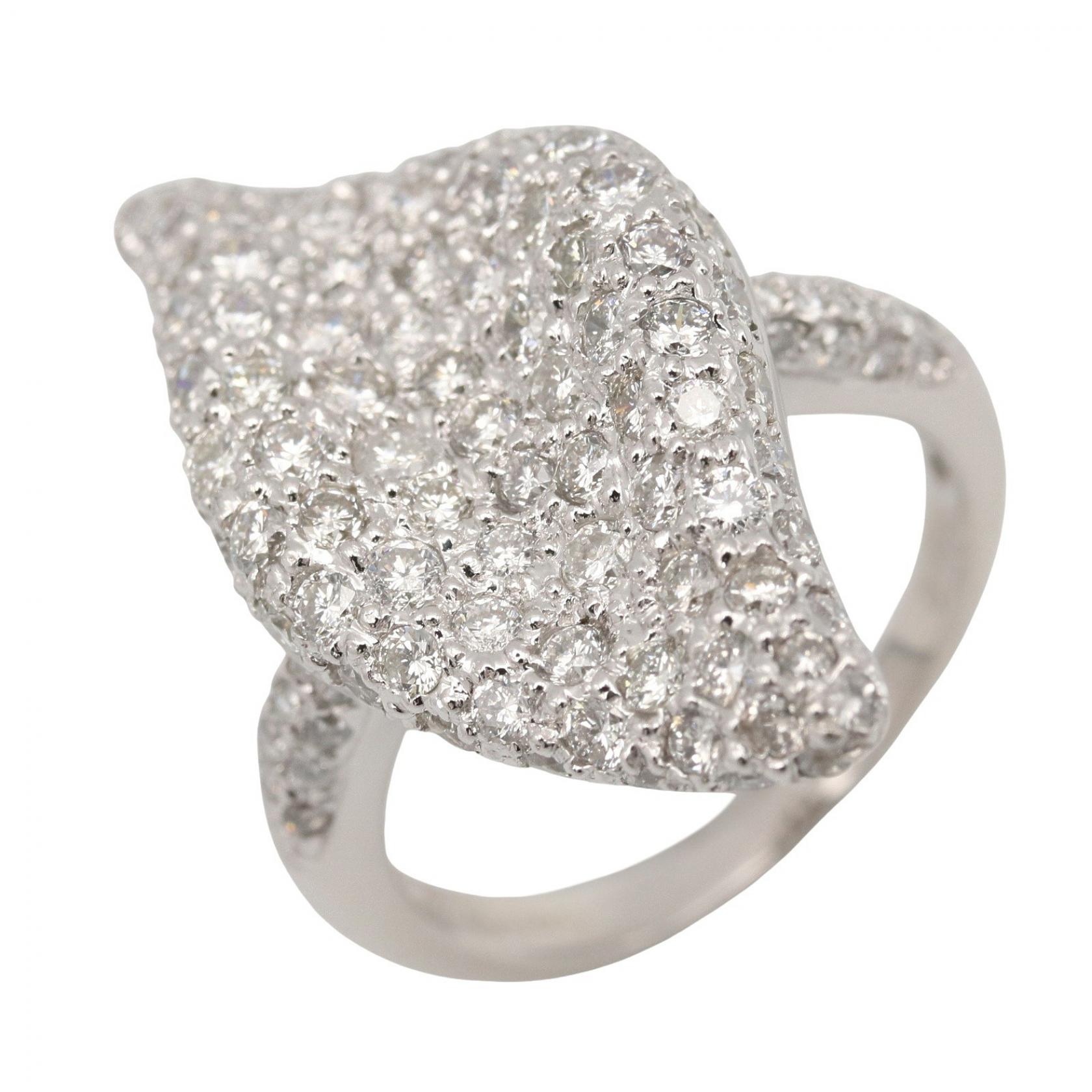 ジュエリー JEWELRY ジュエリーマキ ダイヤ リング リング・指輪 ジュエリー K18WG（ホワイトゴールド） ダイヤモンド レディース クリア系 / シルバー系 ｼﾞｭｴﾘｰﾏｷ 【中古】｜Mike Museum