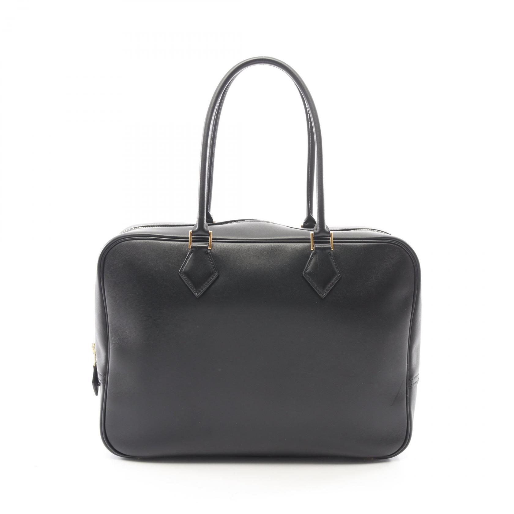 エルメス HERMES プリュム32 ハンドバッグ バッグ レザー レディース ブラック系 【中古】|Mike Museum