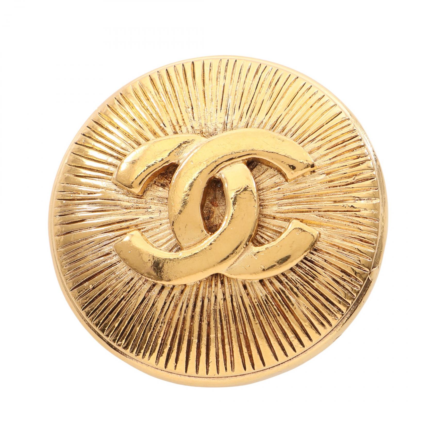 シャネル CHANEL ココマーク ラウンド ブローチ アクセサリー GP（ゴールドメッキ） レディース ゴールド系 【中古】｜Mike Museum
