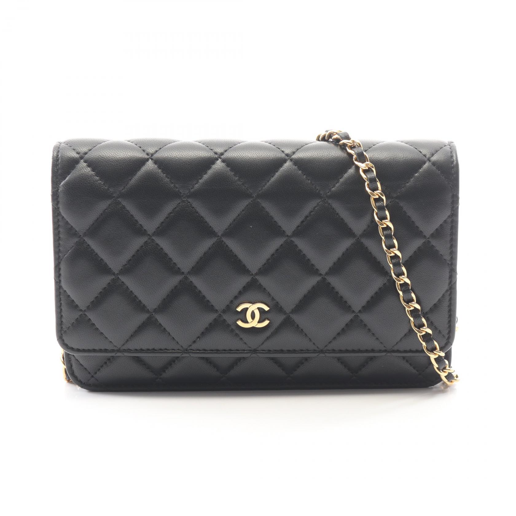 シャネル CHANEL マトラッセ ショルダーバッグ バッグ ラムスキン（羊革） レディース ブラック系 【中古】｜Mike Museum