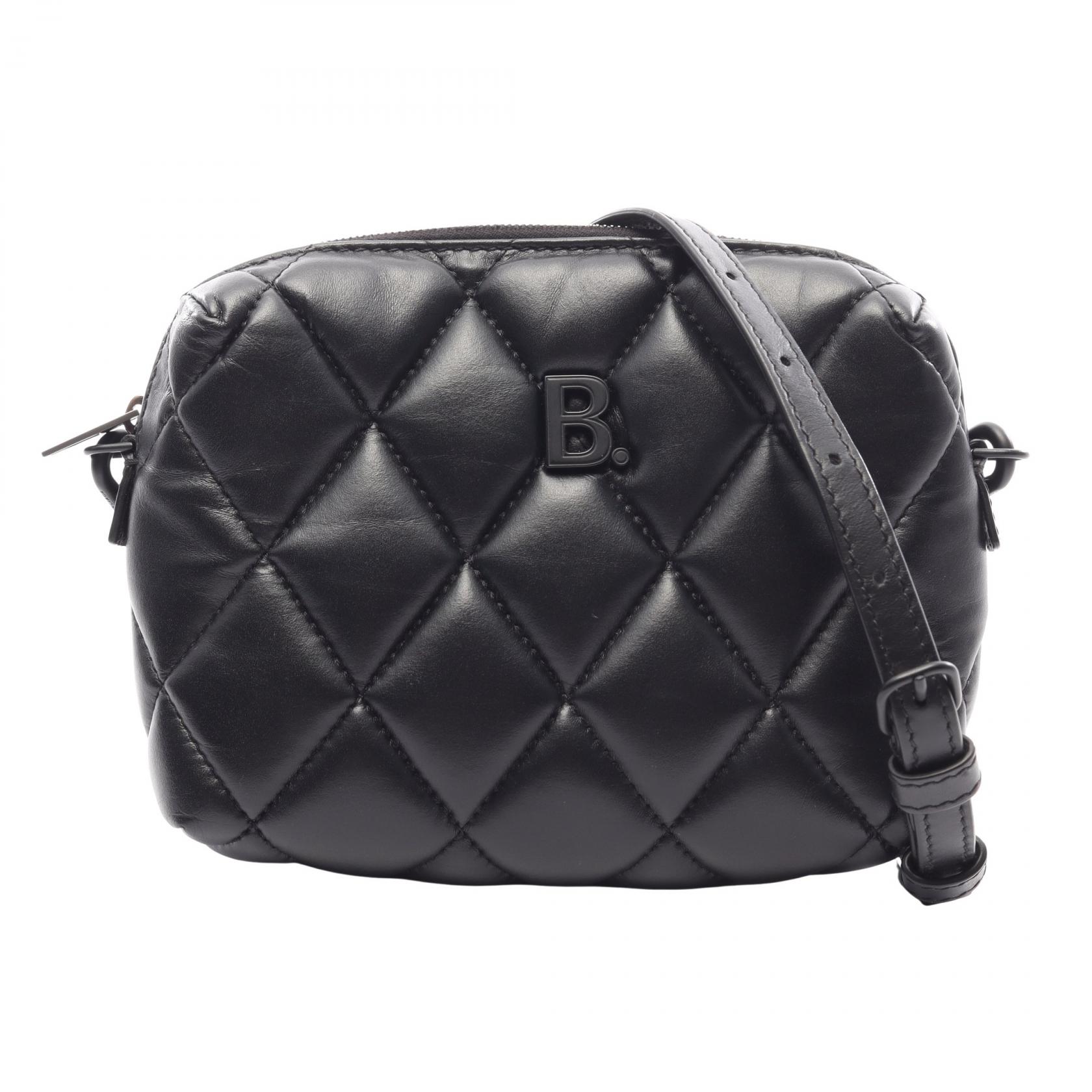 バレンシアガ BALENCIAGA カメラバッグ ショルダーバッグ バッグ レザー レディース ブラック系 616060 【中古】｜Mike Museum