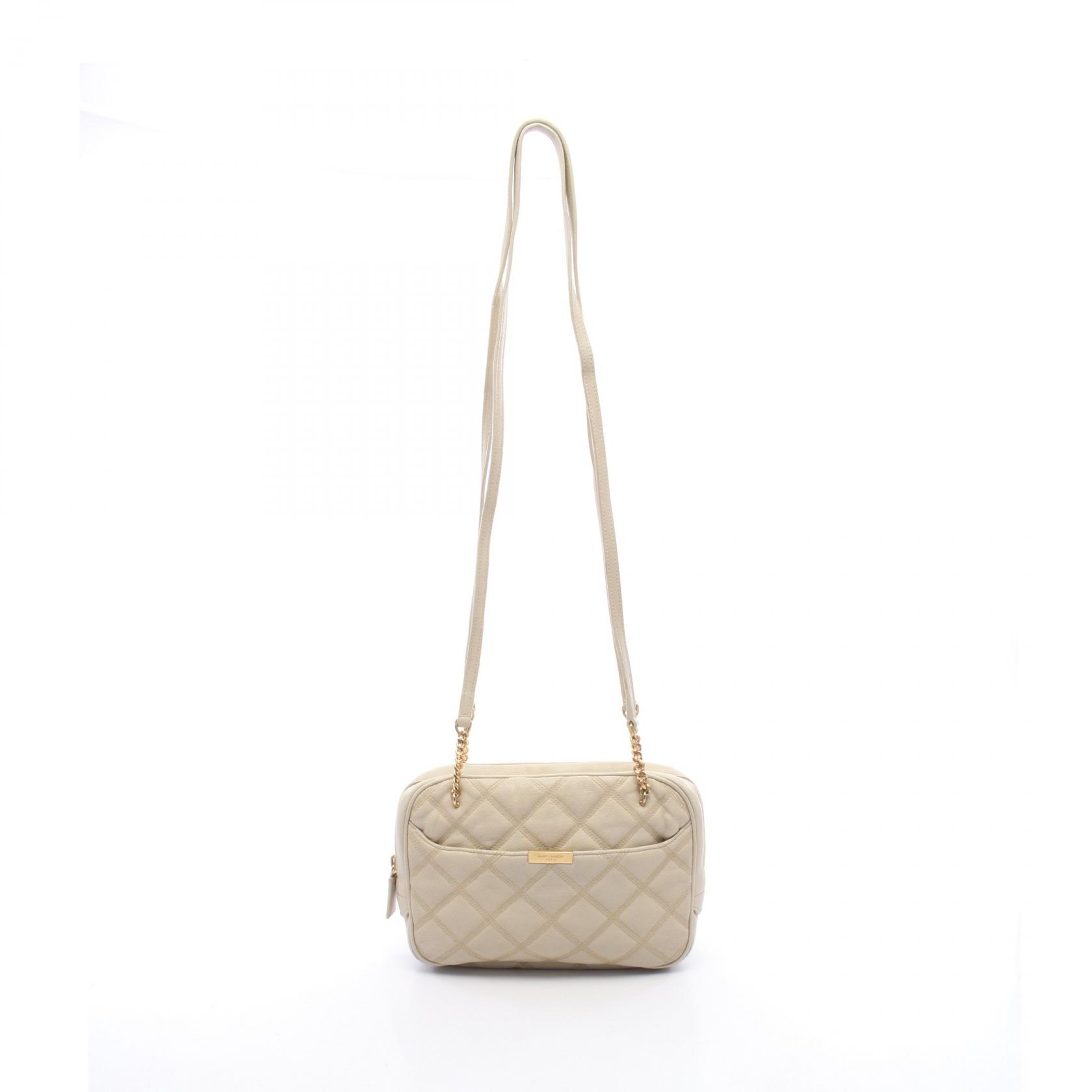サンローランパリ SAINT LAURENT PARIS ショルダーバッグ バッグ レザー レディース アイボリー系 【中古】｜Mike Museum