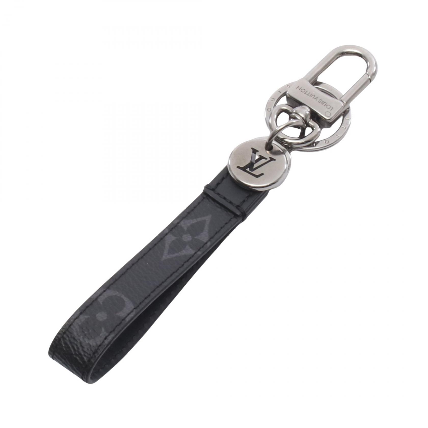 ルイ・ヴィトン LOUIS VUITTON ポルトクレ ドラゴンヌ モノグラムエクリプス キーリング キーホルダー アクセサリー レザー PVC レディース ブラック系 M61950 【中古】｜Mike Museum