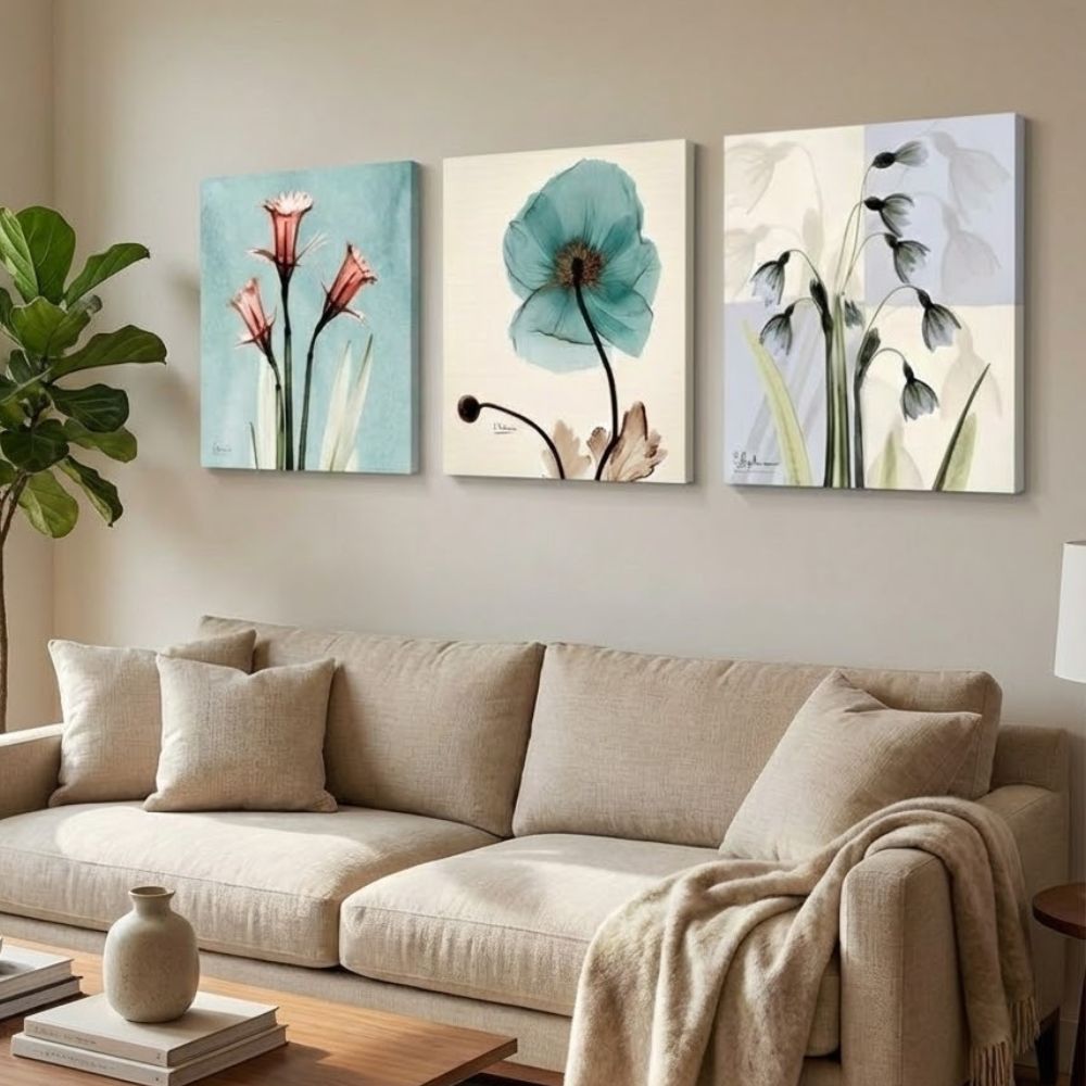 楽天市場】絵画 アートパネル インテリア おしゃれ 壁掛け 北欧 葉 花