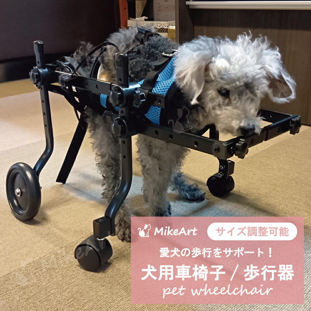 楽天市場】犬用車椅子 4輪 歩行器 車いす 犬用歩行器 車いす 後ろ足 歩行補助 ペット車椅子 ペット用 軽量 カート リハビリ ドッグウォーカー  ヘルニア イヌ ケガ 怪我 室内用 外用 後足 後脚 前足 下半身不随 介護 老犬 犬 猫 補助輪 小型犬 中型犬 サイズ調整可能 :