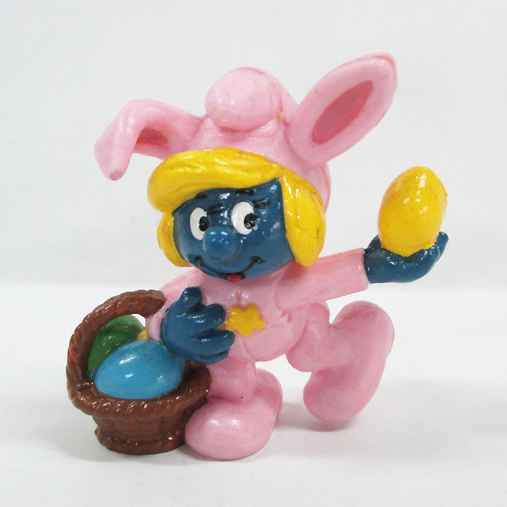 楽天市場 スマーフ Smurf ｐｖｃフィギュア イースター スマーフェット ピンクウサギ キャラクター コレクション アメリカ雑貨 マイクのおもちゃ箱