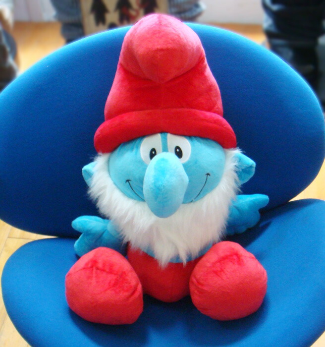 楽天市場】◎【 SMURF/スマーフ 】 『 パパスマーフ(足白) ぬいぐるみ