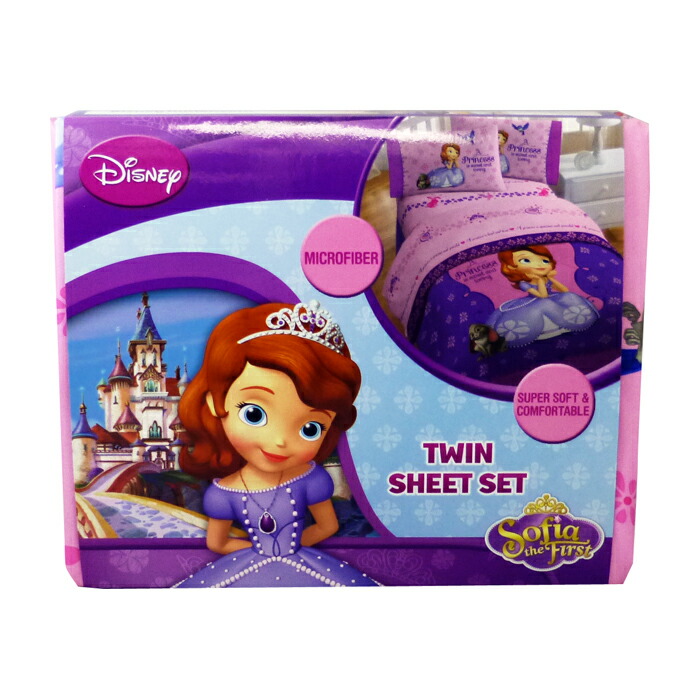 〇【Disney ちいさなプリンセス ソフィア】 TWIN SHEET SET（ツインシーツ セット）