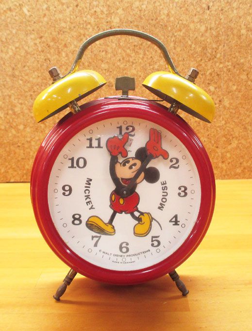 楽天市場 ディズニー Disney 目覚まし時計 ミッキーマウス 置き時計 アラーム時計 アメキャラ インテリア コレクション アメリカ雑貨 マイクのおもちゃ箱