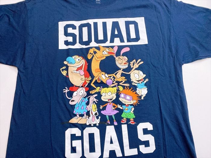 楽天市場 ワケあり Nickelodeon ニコロデオン 大人ｔシャツ2ｘｌサイズアニメ カートゥーン アメリカ雑貨 アメ雑 アメカジ アメリカ雑貨 マイクのおもちゃ箱