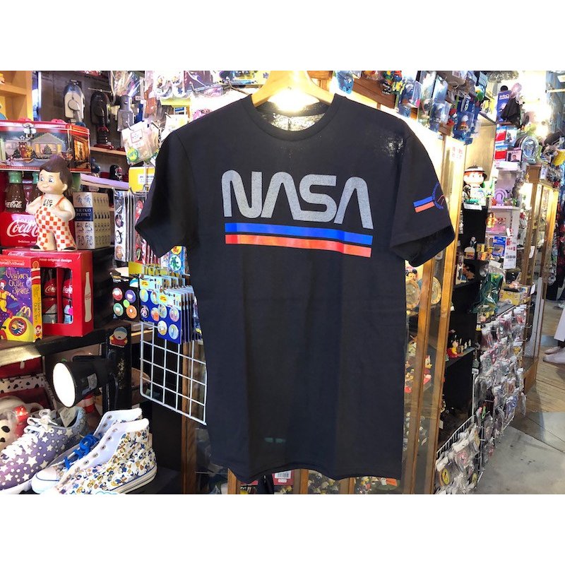 楽天市場 Nasa ナサ 大人ｔシャツ フォント ｓサイズ アメリカ雑貨 アメ雑 アメカジ 海外 輸入 宇宙 アメリカ雑貨 マイクのおもちゃ箱