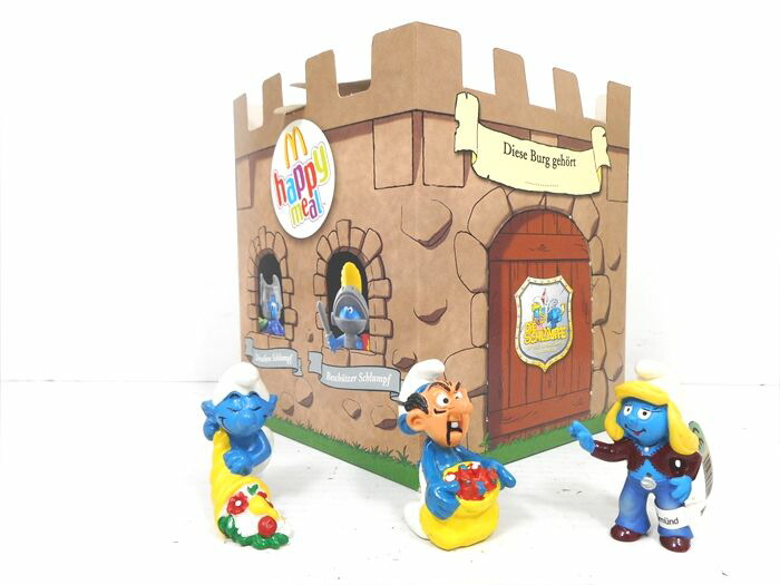 マクドナルド ハッピーミール スマーフ 8個セット Smurfs スマーフ マクドナルド ハッピーミールトイ PVC