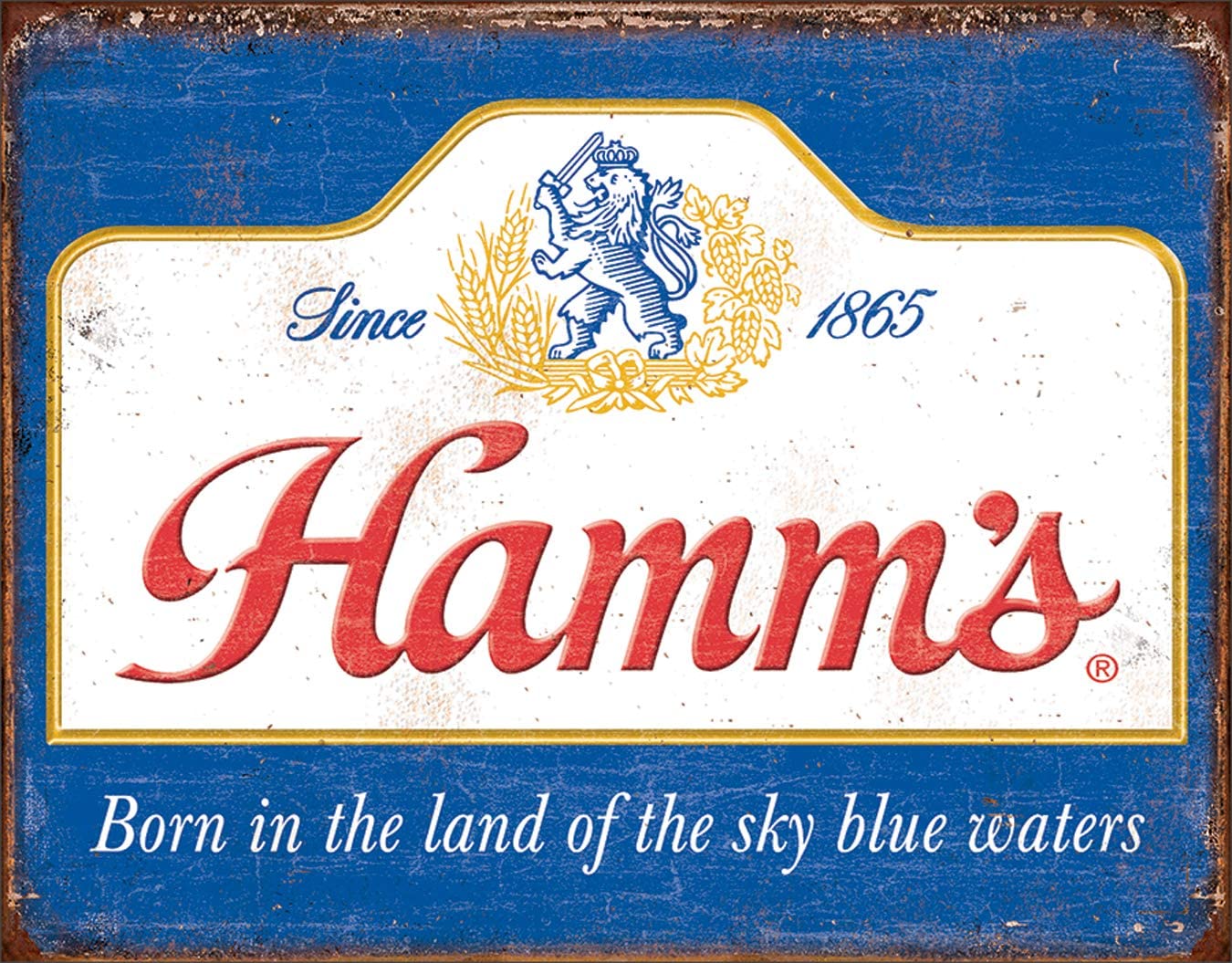 楽天市場 Hamm S Beer ハムズビール ブリキ看板 プレート ロゴ アメリカ雑貨 アメ雑 インテリア 家具 壁 アメカジ アメリカ雑貨 マイクのおもちゃ箱