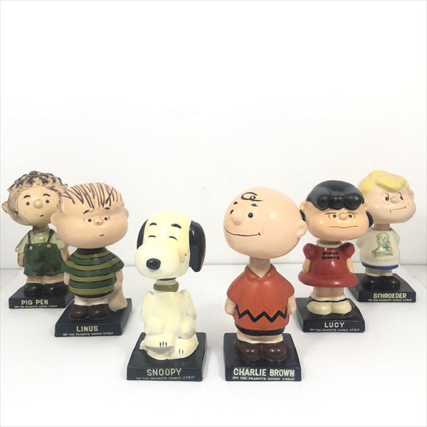 Snoopy １点のみの入荷なのでお早めに Complate 飾り ライナス ライナス スヌーピー Charliebrown 人形 Linus Linus 首振り人形 Pigpenschroeder チャーリーブラウン ボビンヘッド Charliebrown Set ピッグペン Peanuts ピーナッツの仲間たち シュローダー