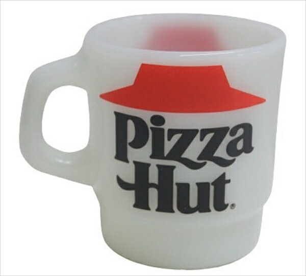 〇【 ピザハット Pizza Hut 】 『 ロゴ 』 ピザ マグカップ ヴィンテージ アメリカ雑貨 アメ雑 キッチン用品 コレクション 雑貨 生活雑貨 キッチン用品 企業グッズ カンパニーグッズ
