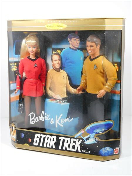 ◎【 Barbie/バービー 】 『 STAR TREK/スタートレック ギフトセット 』 バービー コラボ フィギュア 人形 アメリカ雑貨 着せ替え人形 デッドストック 海外直輸入