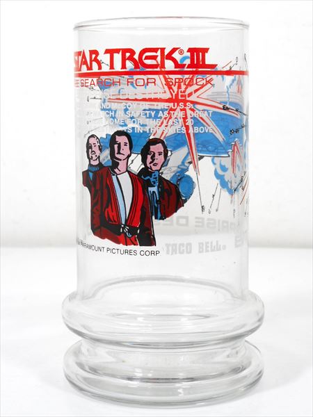 ◎【 スタートレック3/ Star Trek3 】『 ビンテージ グラス 』コップ glass vintage ヴィンテージ 人気 キャラクター おすすめ レトロ アメキャラ アメリカ雑貨 アメ雑画像
