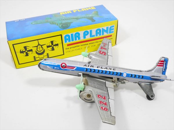 楽天市場】【送料無料】ブリキのおもちゃ 飛行機 airplane 置物
