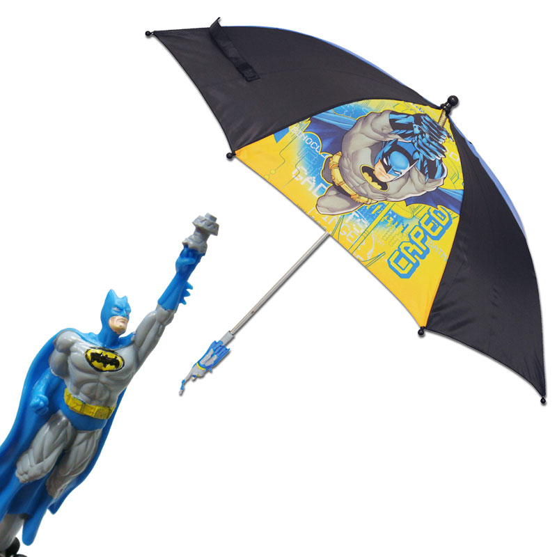 【バットマン/BATMAN】『お子様用の傘/グラップルガン』キッズ ジュニア カサ かさ 雨傘 アンブレラ 梅雨DC コミックDC アメキャラ アメコミ アメリカン雑貨 アメリカ雑貨 アメ雑 レイングッズ画像