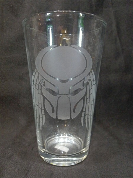 ◎【グラス/glass】『 LOOT CRATE Predator Face / ガラスグラス 』グラス ガラス コップ タンブラー 食器 プレデター アメリカ雑貨 アメ雑 雑貨画像
