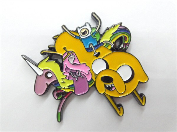 ◎【ピンバッジ/pin badge】『 Adventure Time フィン ジェイク バブルガム レイニコーン / ピンズ 』バッジ バッチ ピンバッチ PINS 映画 Movie アニメ アメコミ アドベンチャー・タイム アドベンチャータイム コレクション ファッション雑貨 アメ雑画像