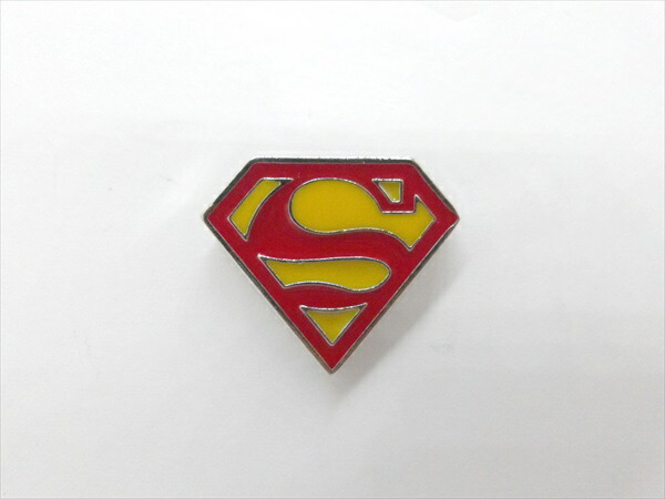 ◎【ピンバッジ/pin badge】『 SUPER MAN ロゴマーク / ピンズ 』バッジ バッチ ピンバッチ 映画 Movie アメコミ スーパーマン DCコミックス コレクション ファッション雑貨 アメ雑画像