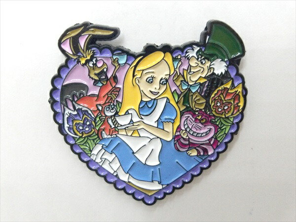 楽天市場】不思議の国のアリス ピンバッジ ディズニー アリス 帽子屋