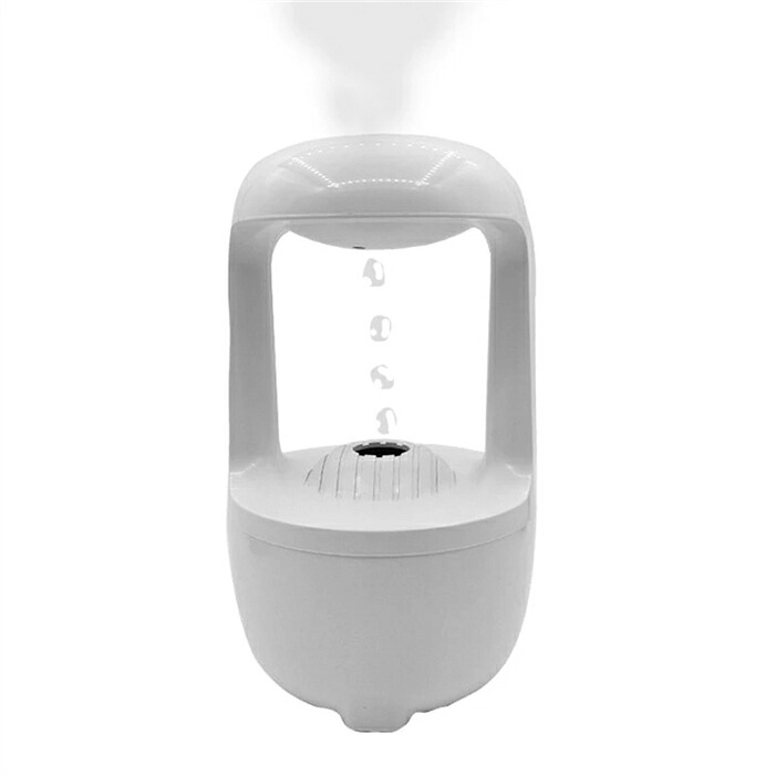 魔法の加湿器 反重力加湿器 反重力水滴加湿器 加湿器 反重力 水滴の流れ 静音 ストロボ効果 反重力 500ml オフィス 家庭用 面白い お手入れ簡単 水入れ簡単 大容量 送料無料