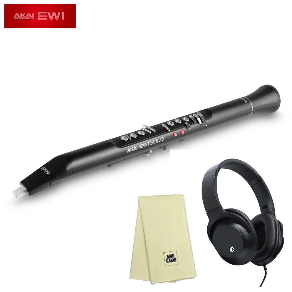 楽天市場】AKAI アカイ EWI SOLO ウインドシンセサイザー + スタンド WSS-100 + ヘッドホン KHP-001  セット《オリジナルクロスプレゼント》 : 三木楽器 楽天市場店