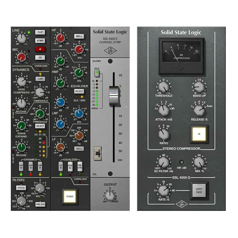 《キャンペーン中～ 4/30まで》Universal Audio SSL 4000 Series Console Bundle ソフトウェア ミックス《ダウンロード版》UAD 18,193円