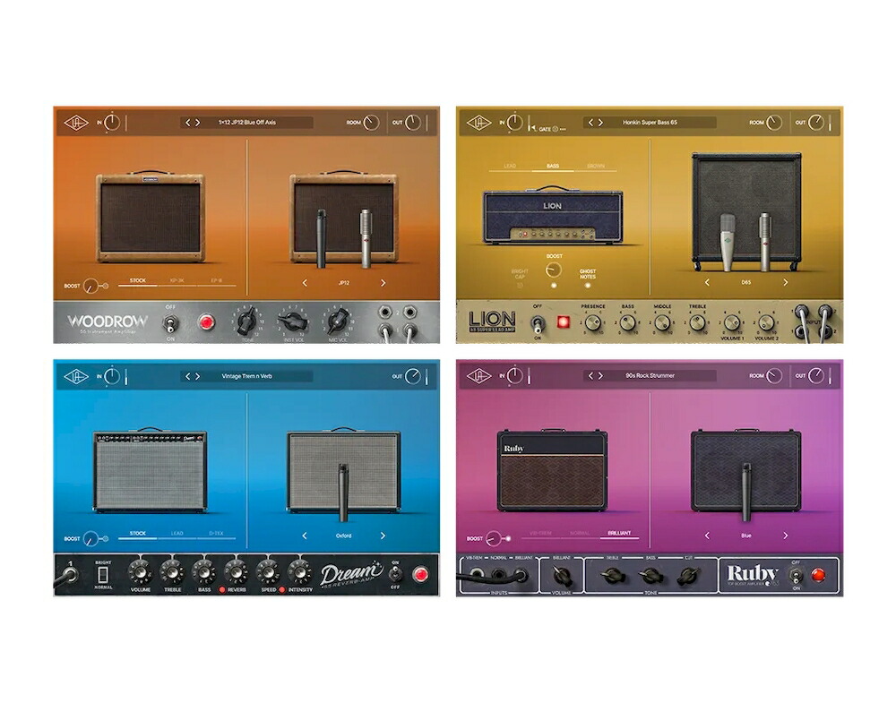《キャンペーン中～ 4/30まで》Universal Audio UAD Guitar Amp Bundle V2 プラグイン DTM ギターアンプ《ダウンロード版》
