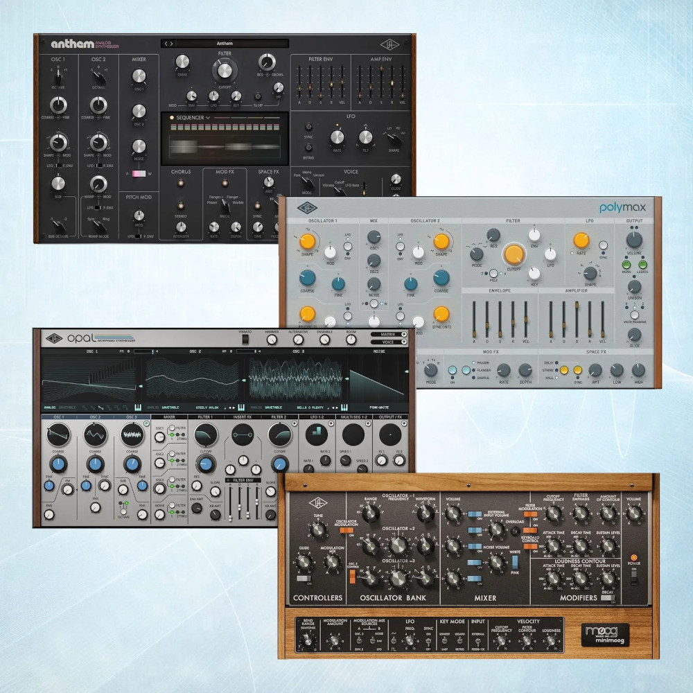 《キャンペーン中～ 4/30まで》Universal Audio UAD Synth Collection プラグイン Native ソフトウェア ミックス《ダウンロード版》