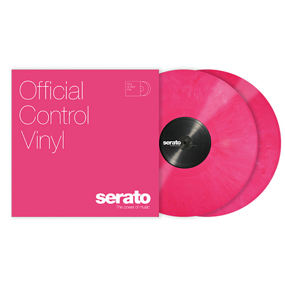Serato 一番の 5周年記念イベントが Control Viny コントロールバイナル 2枚組 Pink 12インチ ピンク