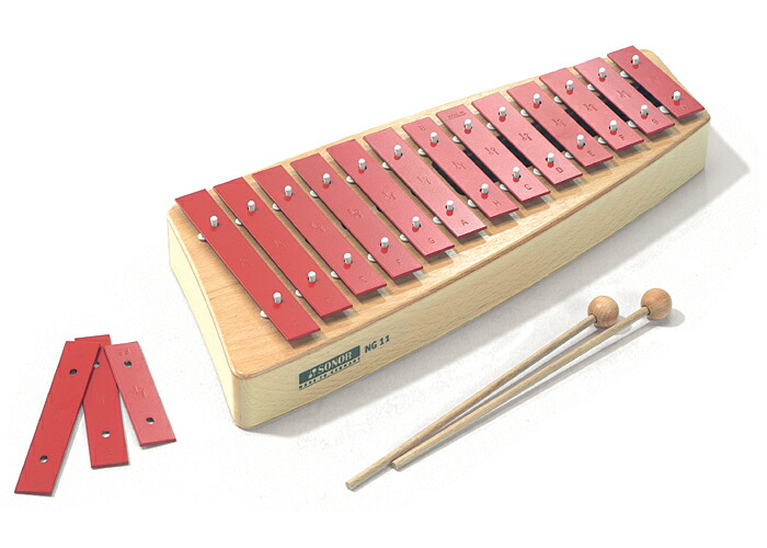 SONOR ソナー・オルフ教育楽器 卓上鉄琴 グロッケンシュピール SN-NG11