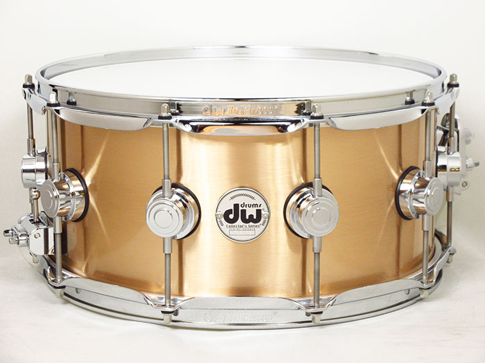 dw(ディーダブリュー)DRVZ6514SVC / Collector's Metal Snare / BRUSHED BRONZE コレクターズメタル・ブロンズ・スネアドラム|三木楽器 店