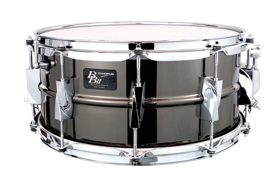 CANOPUS(カノウプス)BB2-1465 Black Nickel Brass II Snare Drum / ブラックニッケルブラス・スネアドラム|三木楽器 店