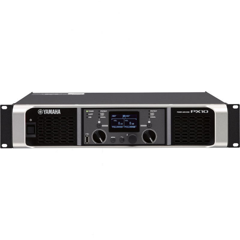 YAMAHA ヤマハ PX10 高音質パワーアンプ シリーズ最高の1200W x 2（4Ω） / 1,000W x 2（8Ω）を誇るハイパワーモデル