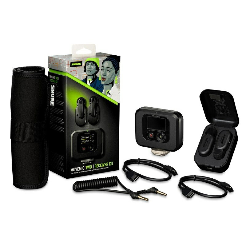 Shure シュア MoveMic Two クリップオン・ワイヤレスマイクロホン SHURE MoveMic Two Kit クリップオン・ワイヤレスマイクロホン