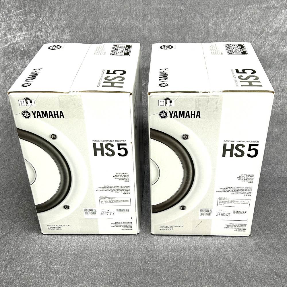 楽天市場】YAMAHA モニタースピーカー HS5（ペア）+ ミニステレオ