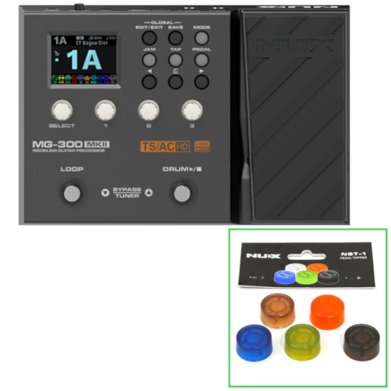 《創業200周年謝恩 NST-1付》 NUX MG-300MKII アンプモデラー FX モデリング ギター エフェクター｜三木楽器 店 16,245円