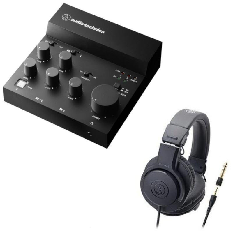AUDIO-TECHNICA オーディオテクニカ AT-UMX3 USBミキサー + ATH-M20X ヘッドホン｜三木楽器 店