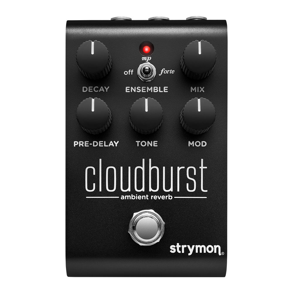 【楽天市場】《4月10日発売》 Strymon ストライモン Cloudburst ME ミッドナイト エディション【限定品】 リバーブ：三木 ...